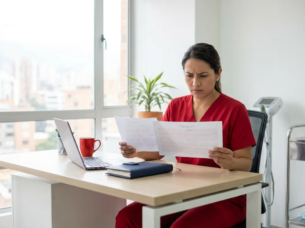 Comparación de la historia clínica ocupacional en el examen de egreso Médico especialista en SST comparando los registros del examen de ingreso con los del egreso de un trabajador