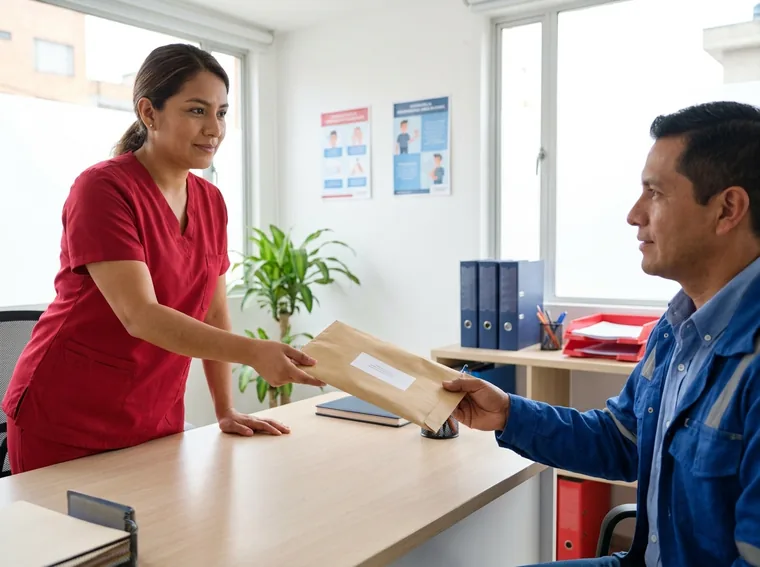 Entrega del concepto médico ocupacional de egreso a un trabajador al terminar su relación laboral